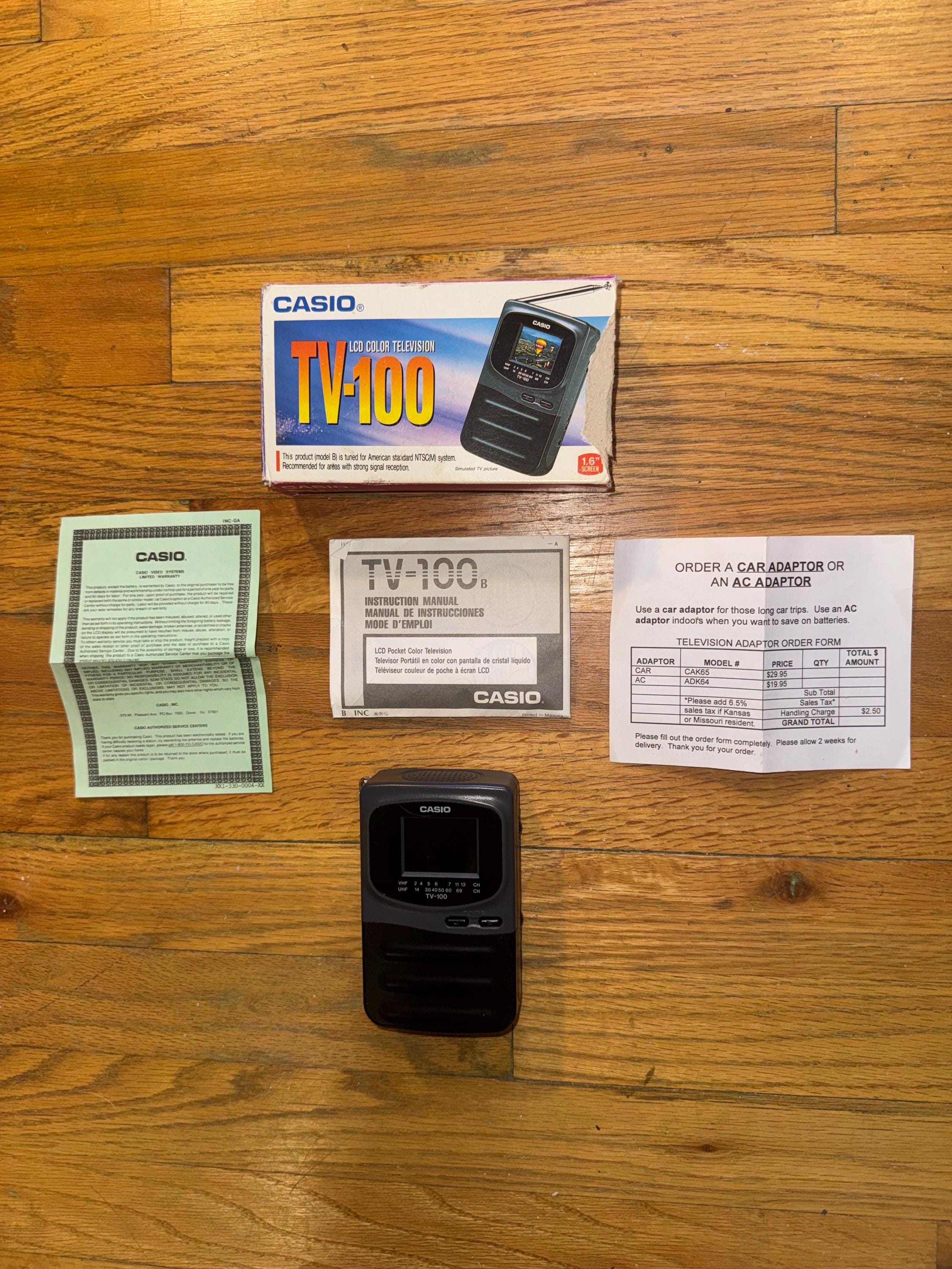 Casio Pocket Tv - Etsy