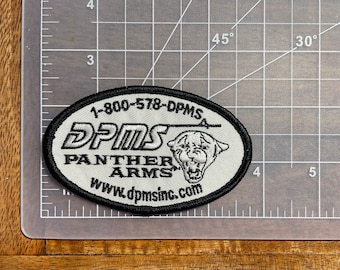 Vintage DPMS Panther Arms Patch: Collectible Firearm Patch (3.75”x2.5”)