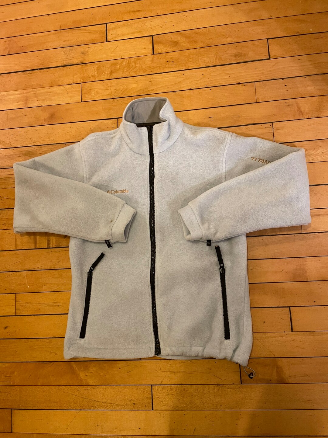 2000'S Columbia Titanium Fleece Jacket, Men's Size L polyester black type Vintage Second Hand