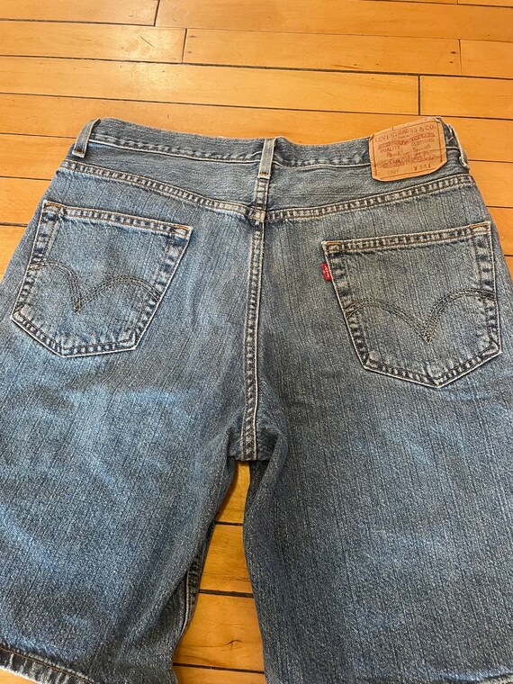 Vintage 90s 1990s Levis 550 Relaxed Fit Jean Shor… - image 2