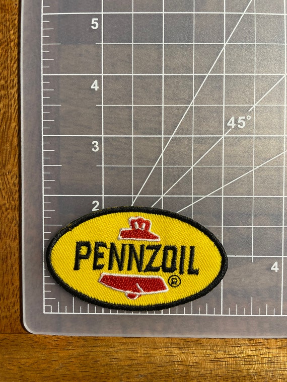 Vintage 70s 1970s Pennzoil Motor Oil Sew On Patch… - image 1