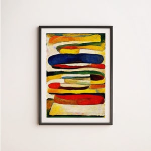Modern Abstract Wall Art | Printable Art | Wall Art Print | Abstract Painting | Warm and Colorful Digital Art | Digital | Instant | Download