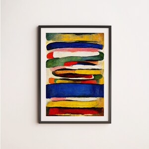 Modern Abstract Wall Art | Printable Art | Wall Art Print | Abstract Painting | Warm and Colorful Digital Art | Digital | Instant | Download