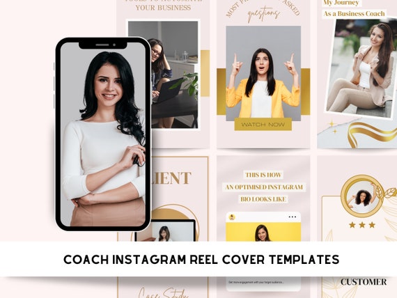 Instagram Reel Cover Templates Business Coach Instagram Reel Cover  Templates Canva Coach Instagram Reel Pink Reel Covers Template -  Canada
