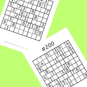 200 Sudoku Puzzles (Easy level,9X9 grid)
