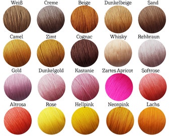10 meters of fine nylon macrame cord, 0.8 mm, free choice of color