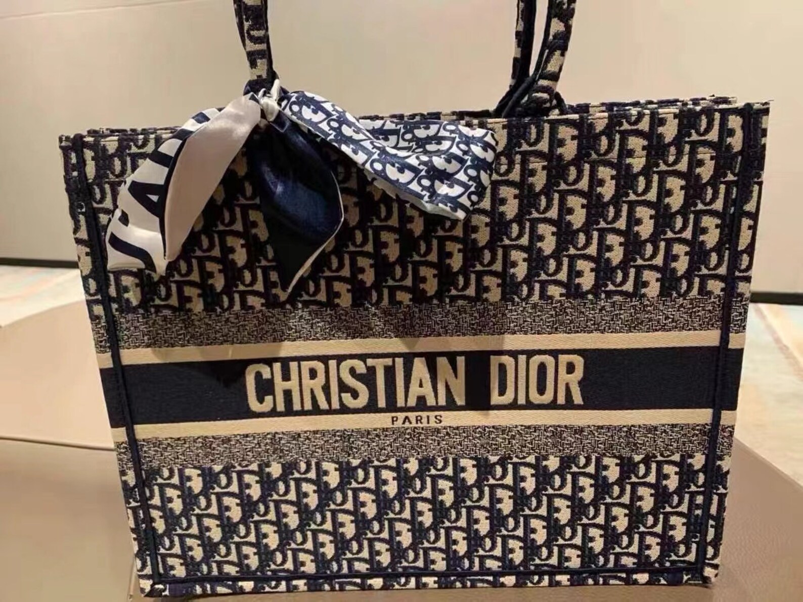 Christian Dior Bag LARGE BOOK BAG / Canvas Embroidery / Etsy Canada