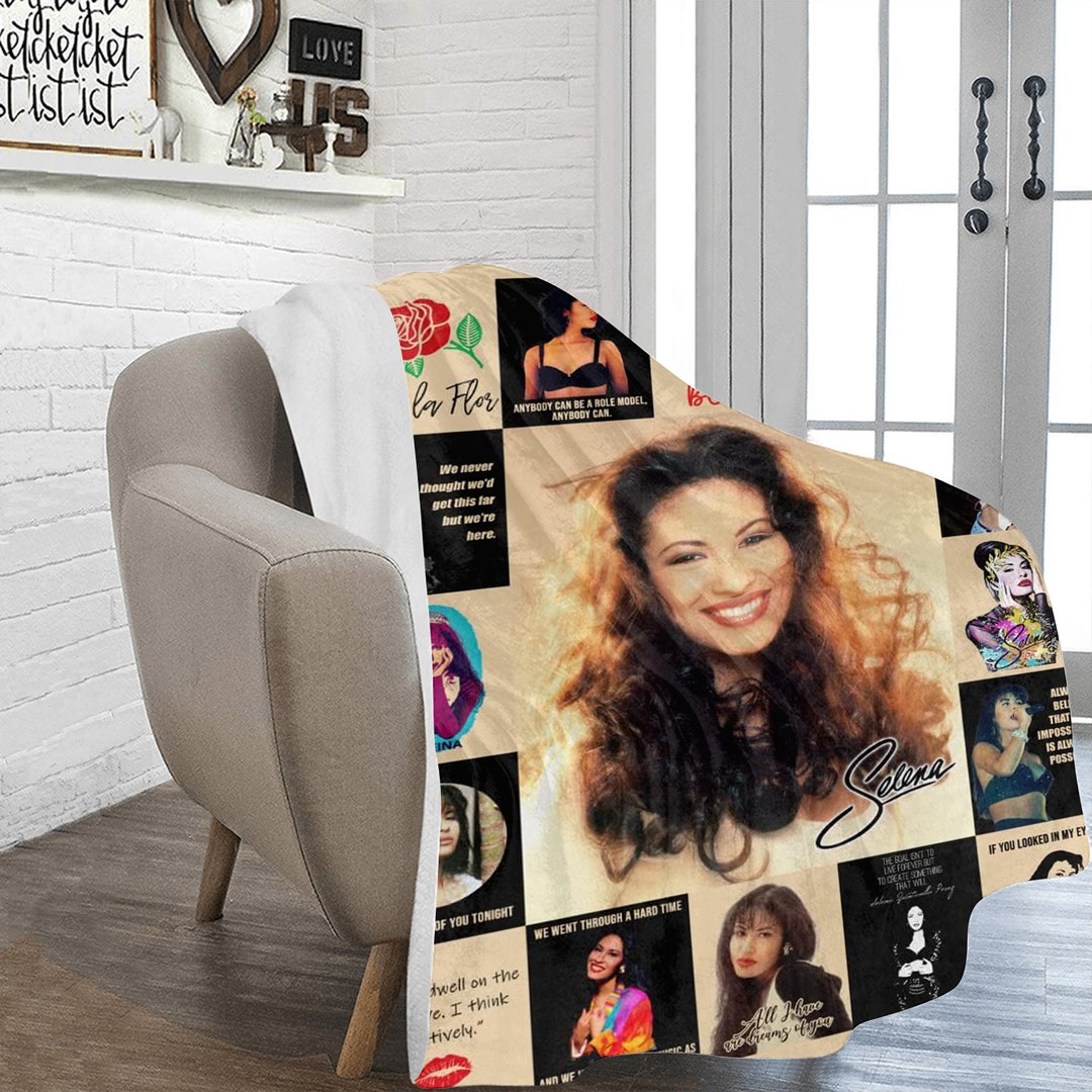 Selena Quintanilla Fleece Blanket Selena Blanket Christmas Etsy