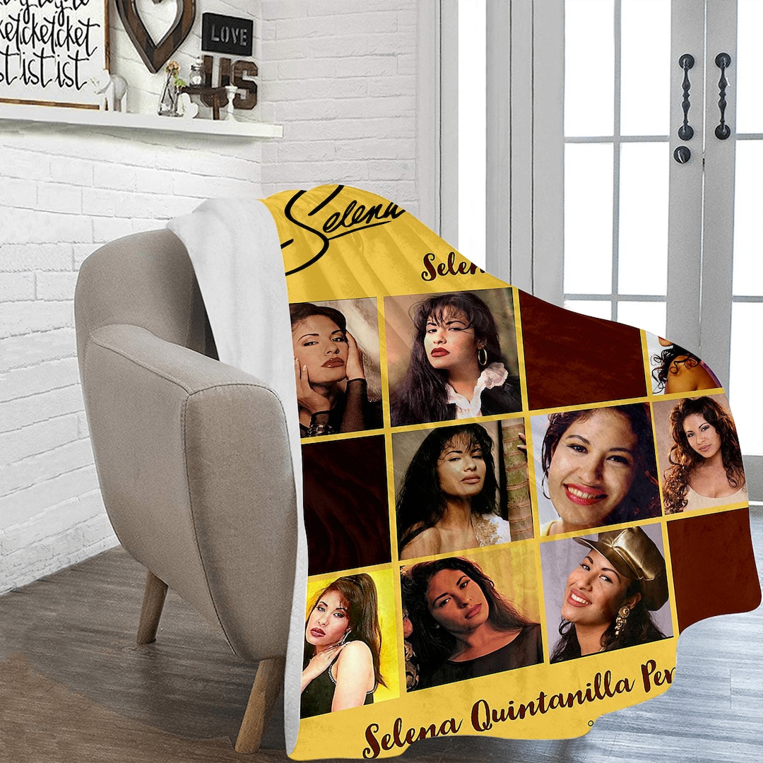Selena Quintanilla Fleece Blanket Christmas Gift Quintanilla Etsy