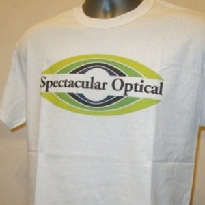 Spectacular Optical T Shirt 032 Retro Movie White Unisex Tee