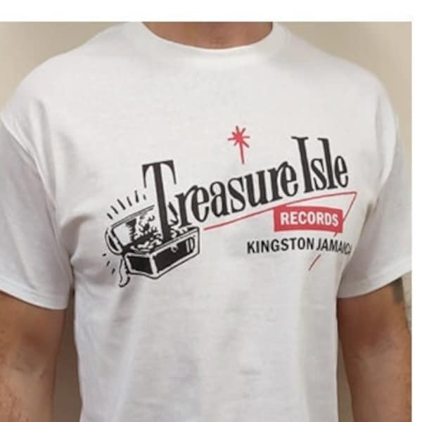 Treasure Isle Records T Shirt 013 Retro Music White Unisex Tee