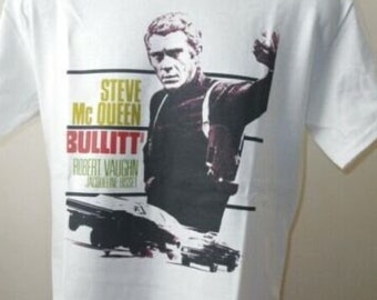 Bullitt T Shirt 227 Retro Movie T-shirt unisexe blanc