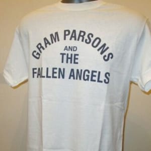 Gram Parsons And The Fallen Angels T Shirt 129 Retro Music White Unisex Tee