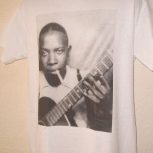 Robert Johnson T Shirt 161 Retro Music White Unisex Tee