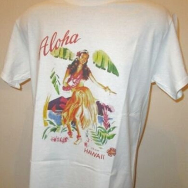 Aloha From Hawaii T-shirt 237 T-shirt unisexe blanc rétro