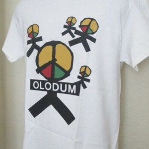 Olodum T Shirt 230 Retro Music White Unisex Tee