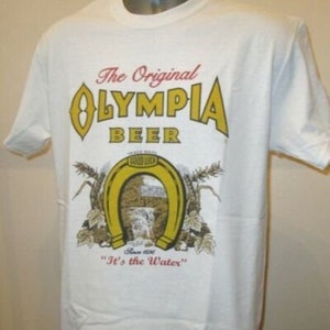 Olympia Beer T Shirt 266 Retro White Unisex Tee