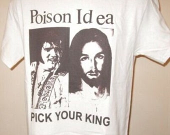 Poison Idea T Shirt 267 Retro Music White Unisex Tee