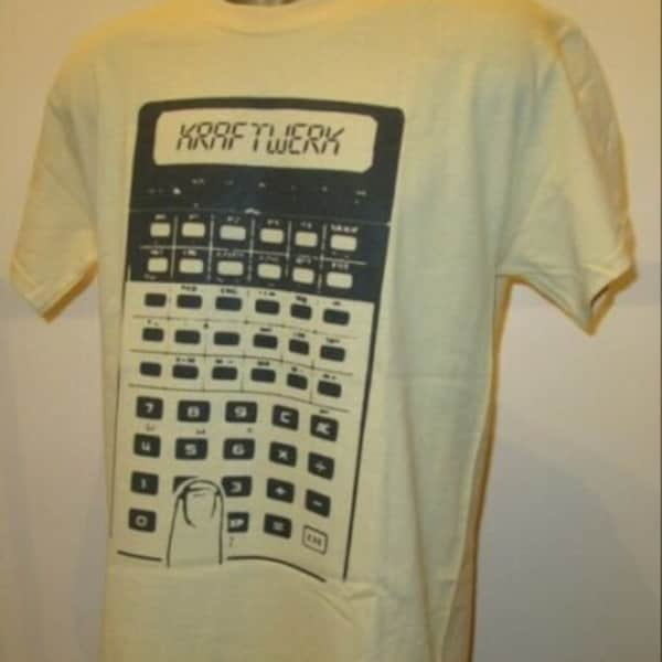 Kraftwerk T Shirt 320 Retro Music Yellow Unisex Tee