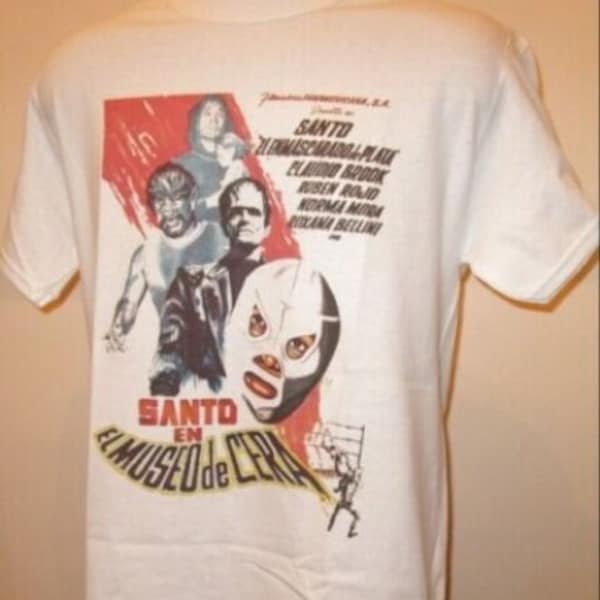 El Santo T Shirt 102 Retro Movie White Unisex Tee