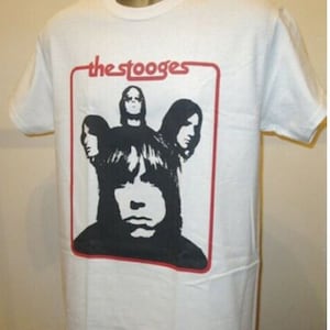 The Stooges T Shirt 119 Retro Music White Unisex Tee