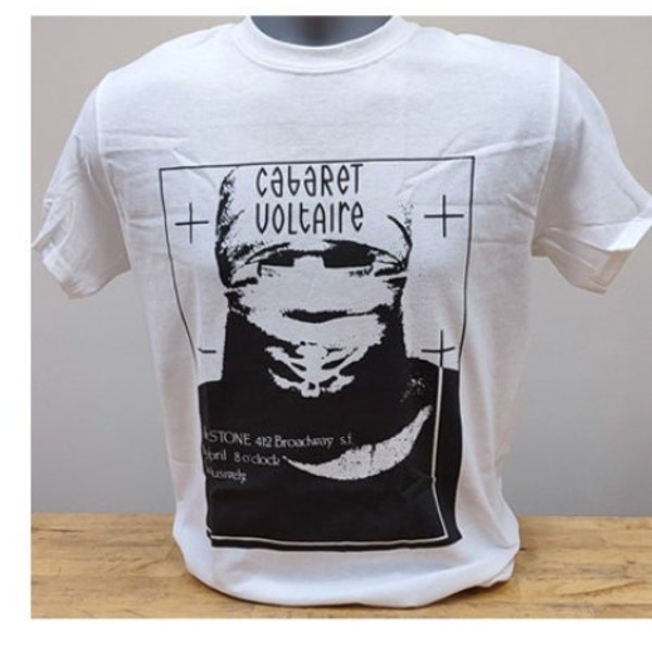 Cabaret Voltaire T-Shirt 015 Retro Musik Weiß Unisex T-Shirt