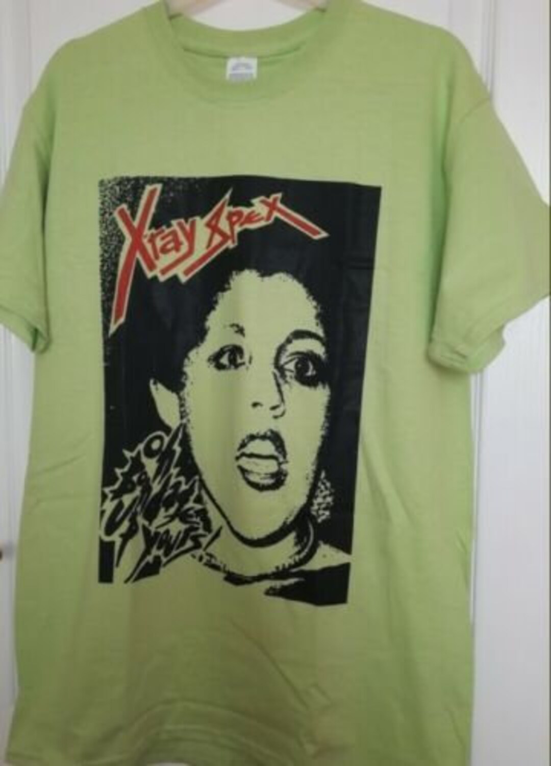 Xray Spex T Shirt 323 Retro Music Green Unisex Tee Etsy UK