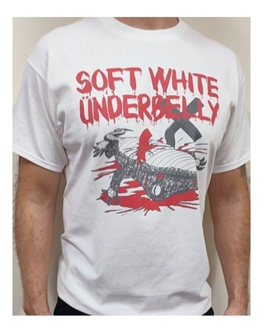 Soft White Underbelly T Shirt 002 Retro Music White Unisex Tee Etsy