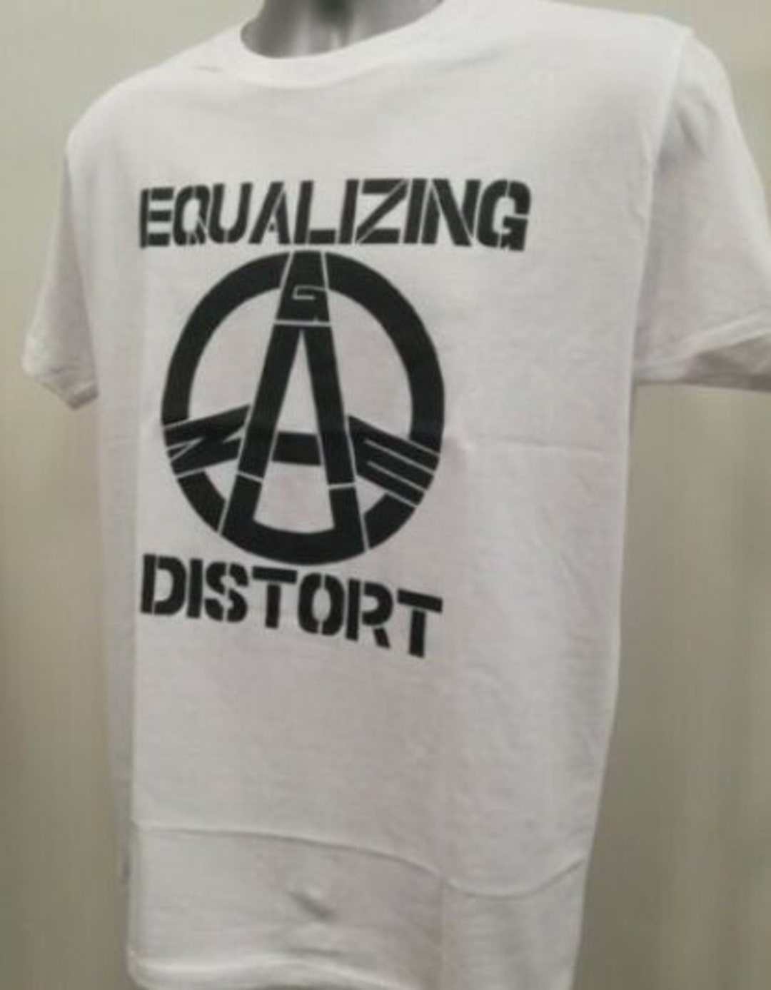 Gauze Equalizing Distort T Shirt 451 Retro Music White Unisex Tee Etsy