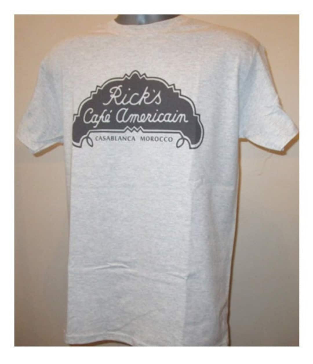 Rick's Cafe Americain T Shirt 219 Retro Movie Grey Unisex Tee - Etsy