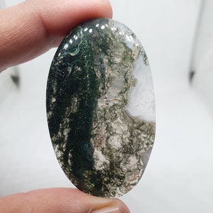 Moss Agate Cabochon , Loose Gemstone , Hand Made Gemstone , Pendent gemstone , Jewelry making Gemstone