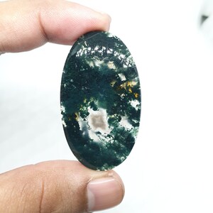 Moss Agate Cabochon, Moss Agate Gemstone, Agate Cabochon, Green Cabochon, Loose Agate Cabochon, Handmade Moss Agate cabochon