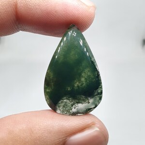 Moss Agate Cabochon, Moss Agate Gemstone, Agate Cabochon, Green Cabochon, Loose Agate Cabochon, Handmade Moss Agate