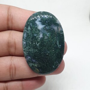 Moss Agate Cabochon , Loose Gemstone , Hand Made Gemstone , Pendent gemstone , Jewelry making Gemstone