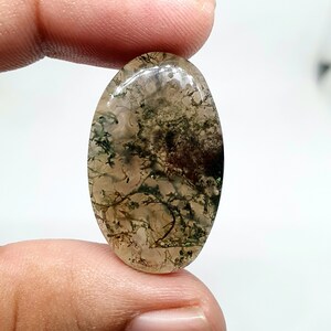 Moss Agate Cabochon, Moss Agate Gemstone, Agate Cabochon, Green Cabochon, Loose Agate Cabochon, Handmade Moss Agate