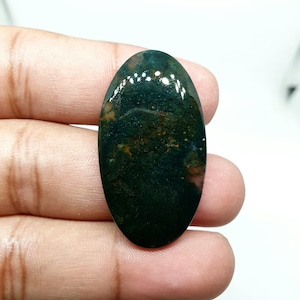 Moss Agate Cabochon, Moss Agate Gemstone, Agate Cabochon, Green Cabochon, Loose Agate Cabochon, Handmade Moss Agate cabochon