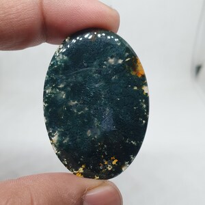 Moss Agate Cabochon , Loose Gemstone , Hand Made Gemstone , Pendent gemstone , Jewelry making Gemstone
