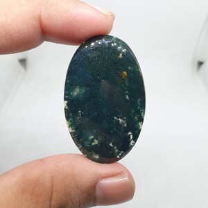 Moss Agate Cabochon, Moss Agate Gemstone, Agate Cabochon, Green Cabochon, Loose Agate Cabochon, Handmade Moss Agate