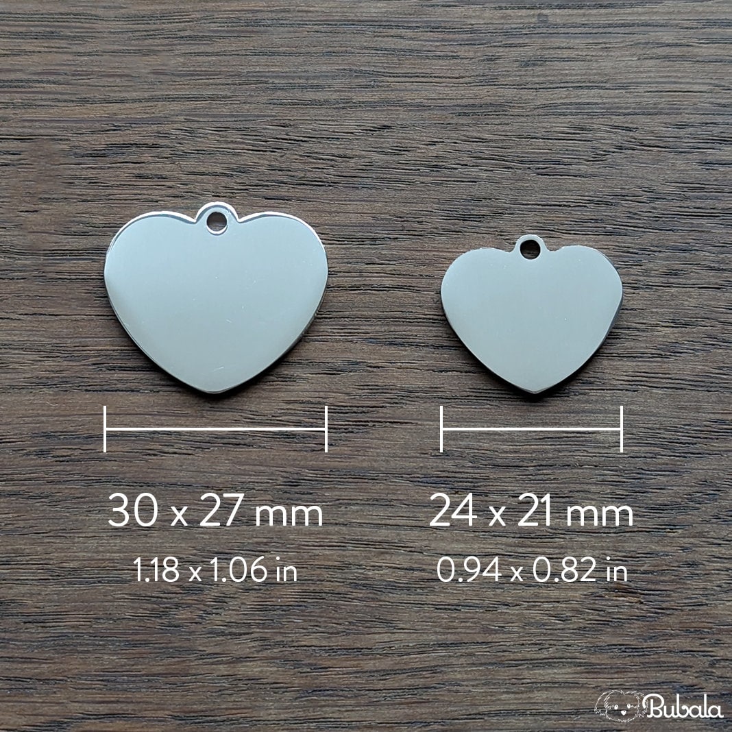 Cuore Di Gatto Targhetta Per Animali In Acciaio Inox - Foto 10