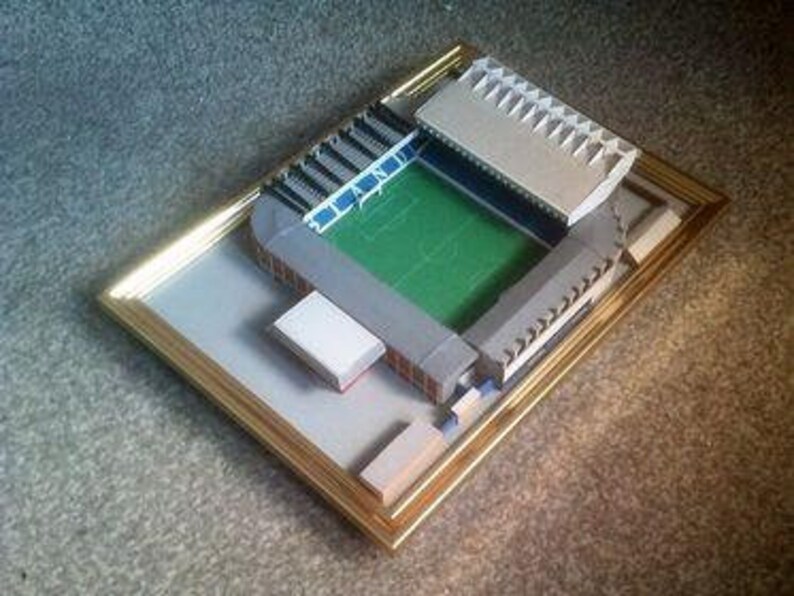 Elland Road Stadium Model Leeds United Afc 11 X 9 Inches Etsy