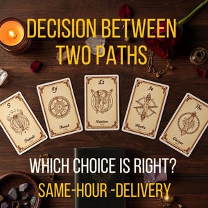 Decision Tarot Reading | Two Paths Guidance (Same-Hour Delivery)