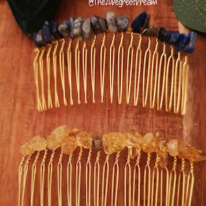 Rozenkwarts haarkam, rozenkwarts haarclip, Kristallen haarkam, kwarts haarkam, decoratieve haarkam, kristallen hoofddeksel, bruidshaarkam