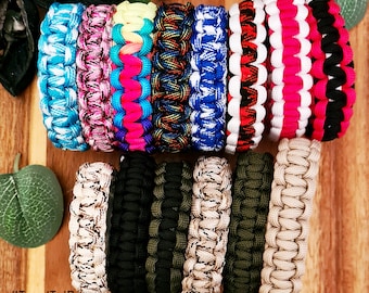 Pulsera Paracord Pulsera de supervivencia en nudo cobra hecho a mano 550 Paracord regalo