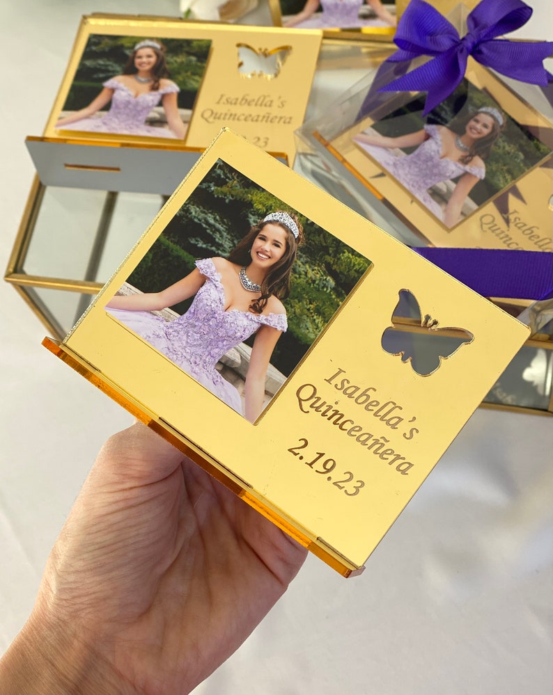 Quinceanera Photo Frame Quinceañera Party Favors Sweet 16 Etsy