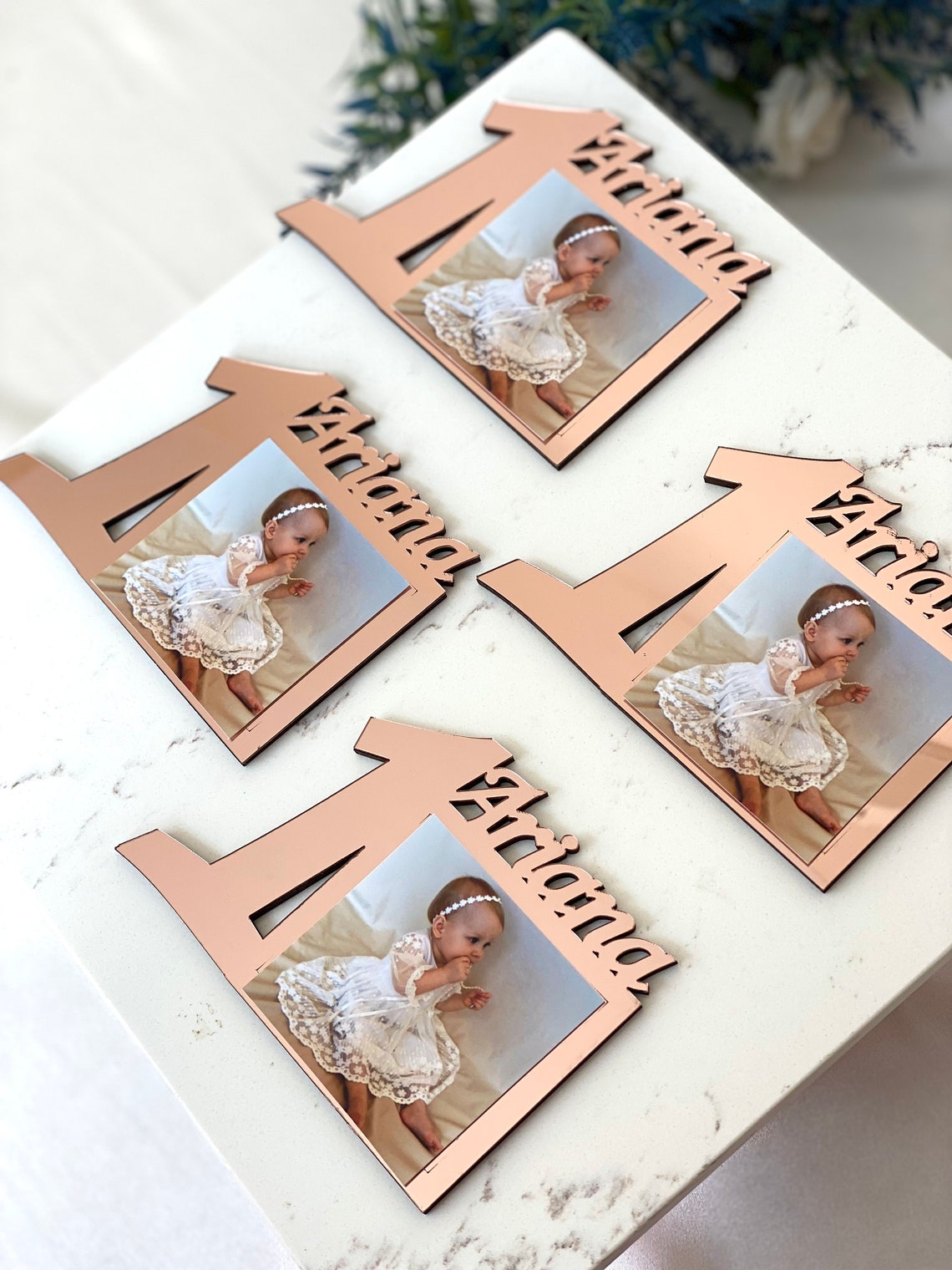 Birthday Photo Frame Birthday Photo First Birthday Etsy