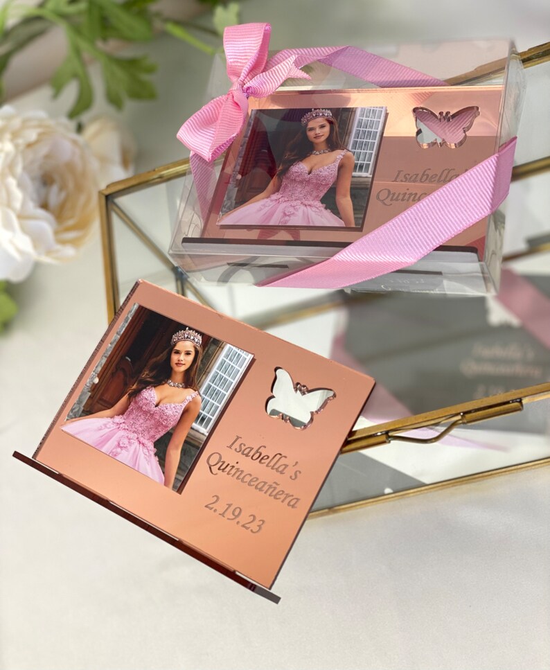 Quinceanera Photo Frame Quinceañera Party Favors Sweet 16 Etsy