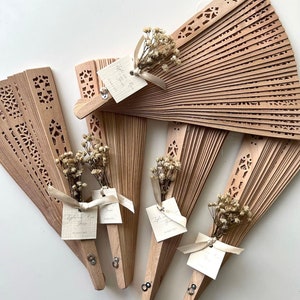Abanico de madera de sándalo personalizado a granel para recuerdos de boda,  abanicos de madera grabados para novia, despedida de soltero, ventilador