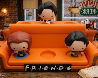 Friends McDonald's Figure display stand orange couch