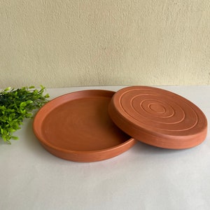 Clay Pan, Terracotta Pot, Unglazed Clay Pot for Cooking, unglazed clay kadai, clay pot.
