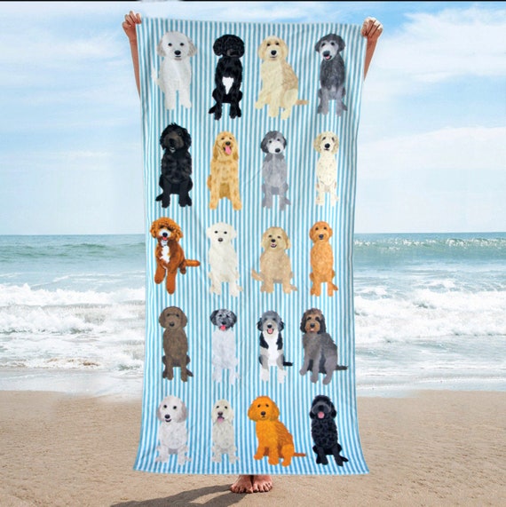 Goldendoodle Beach Towel Goldendoodle Beach Towel